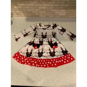Dress Minnie Mouse‎ Deer antlers xmas lig